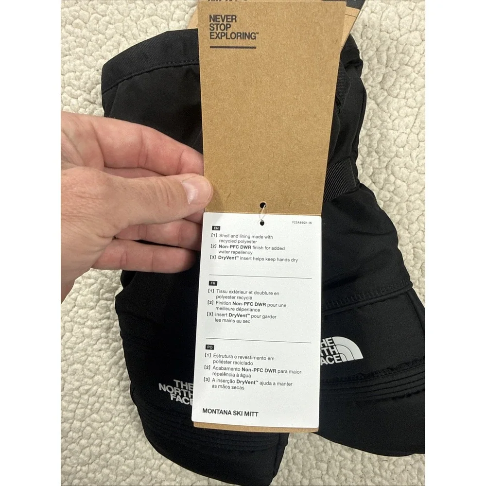The North Face Men's Montana Ski Mitts Snowboard Gloves Size Large DryVent NWT!!